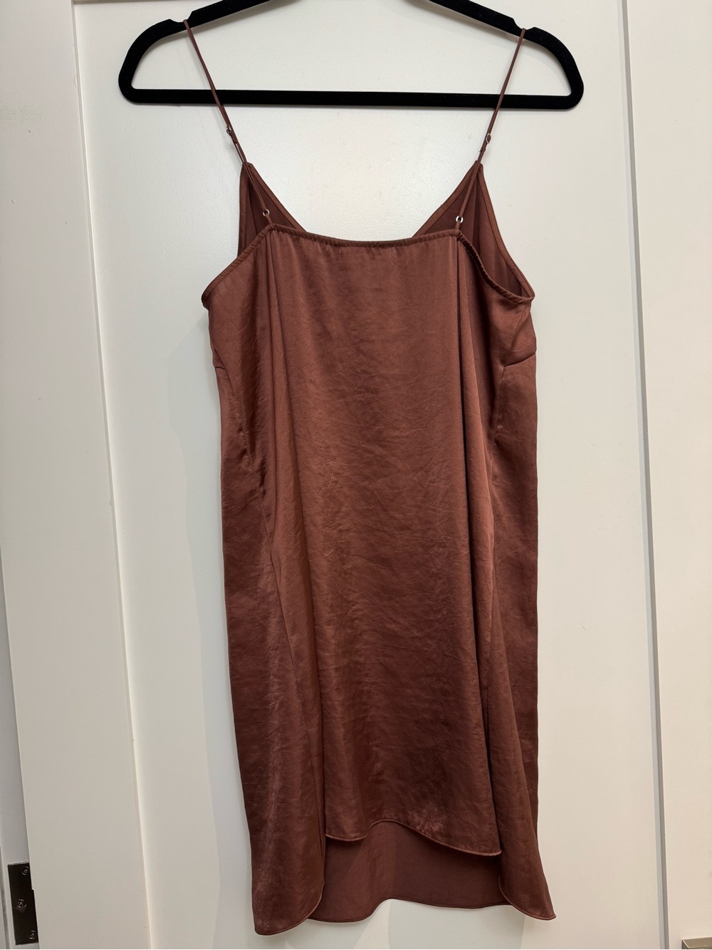 Wilfred Satin Slip Chemise in Dusty Mauve - Picture 3 of 7